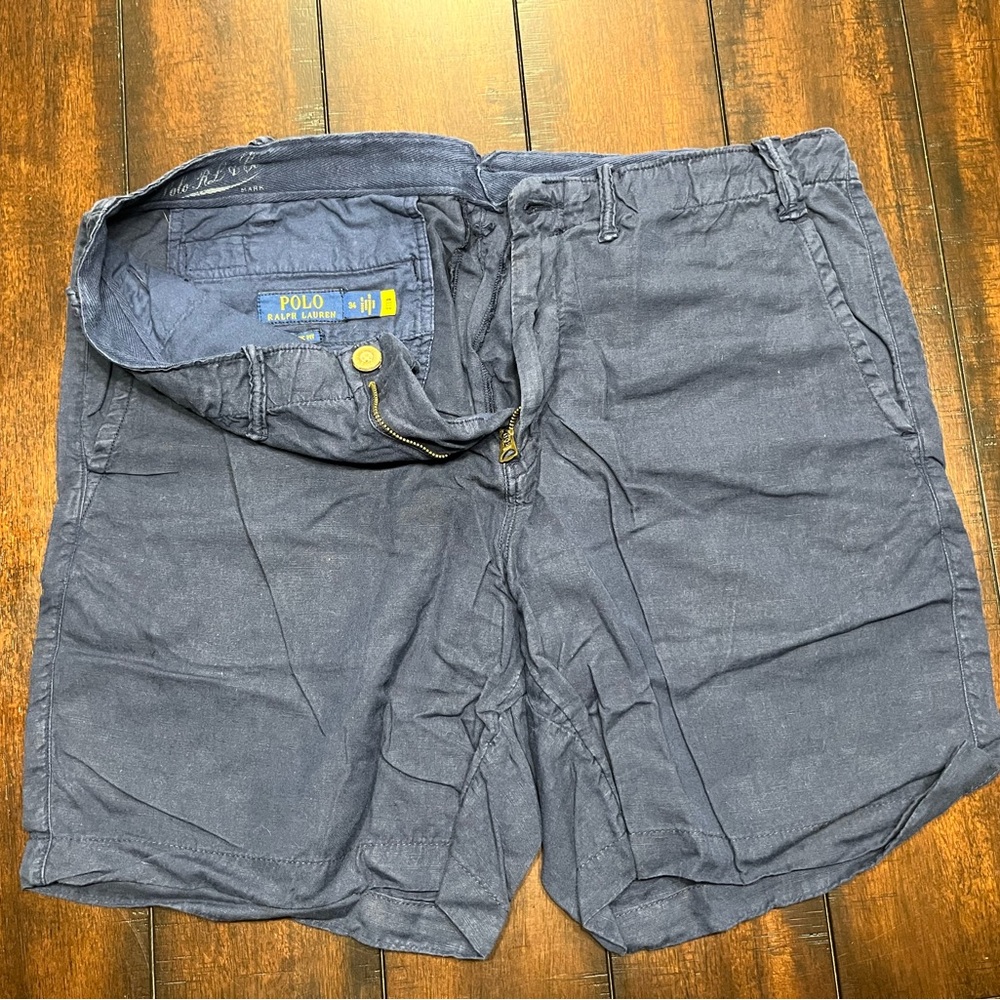 Polo by Ralph Lauren Linen Navy Shorts
